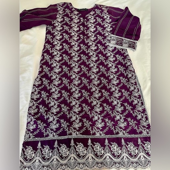 New pakistani bonanza satrangi 3 piece suit - Picture 5 of 7